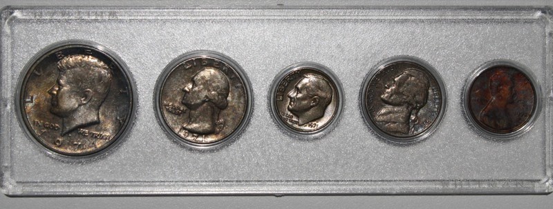 TheCoinMiner offers this nice 1971-D Year Set Half, Quarter, Dime, Nickel, Cent