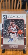 2016-17 Panini Donruss - Signature Series Allen Crabbe #10 (AU)