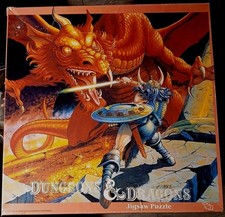 TSR Dungeons & Dragons Jigsaw Puzzle 18"X 24" /551 Pieces/1983/No Missing Pieces
