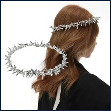 Punk Gothic Thorn Crown Headpiece Headwear Unisex Cosplay Metal Crowns.