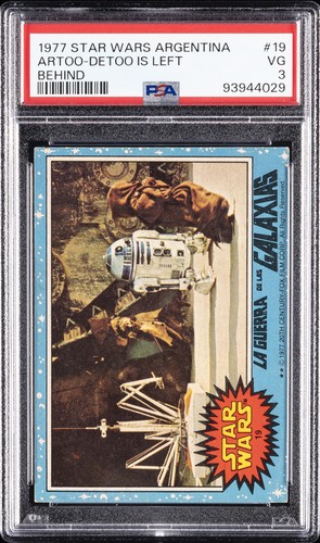 1977 Stani Star Wars #19 — PSA 3