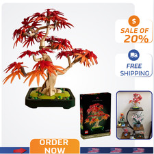 LEGO Botanicals 10348   Japanese Red Maple Bonsai Tree 474 pcs, 18 