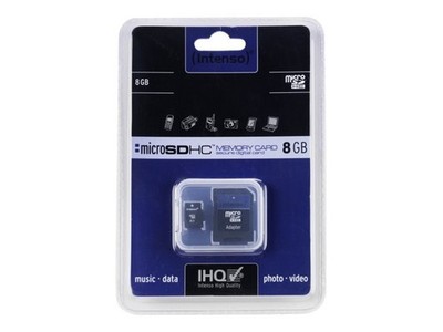 Intenso 3403460 8GB SDHC Class 4 20MB/s 5MB/s Shockproof
