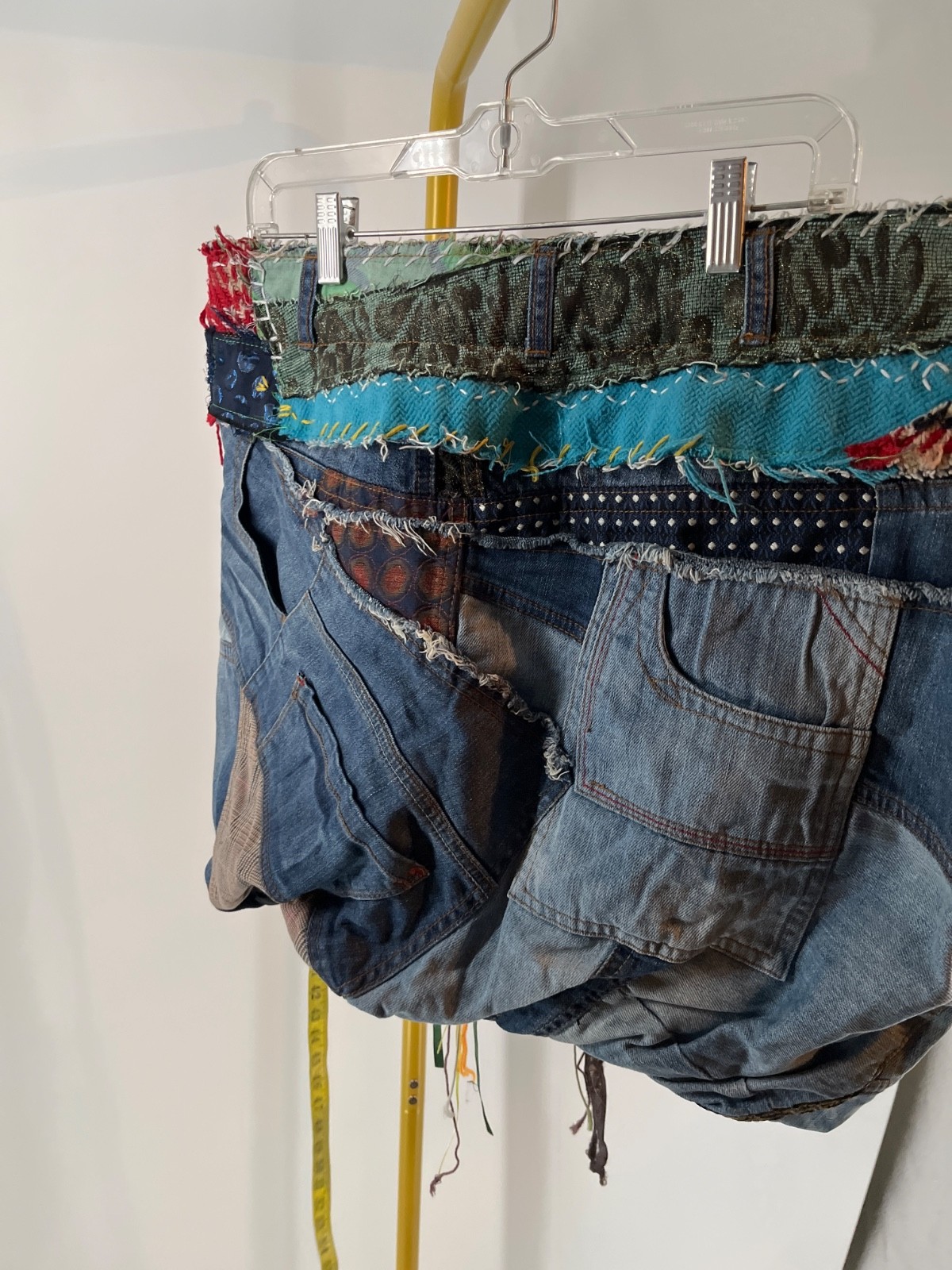 Desigual patchwork mini skirt with bubble hem - image 2