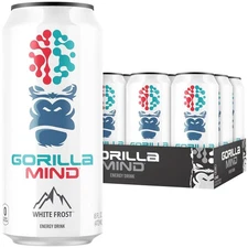 Gorilla Mind Energy Drink | Unmatched · Amplified Focus |... 