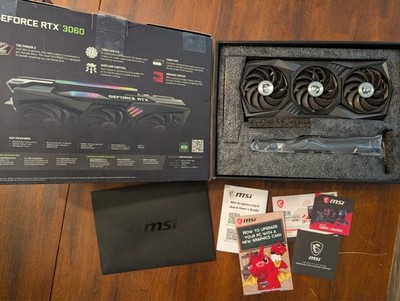 MSI GeForce RTX 3060 Gaming X Trio RGB 12GB GDDR6 Graphics Card HDMI/DP