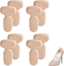 4PCS Heel Pads for Shoes, Soft Heel Grips or Inserts for Big Loose Shoes, Back