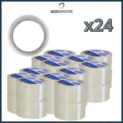 SMART Klebeband Transparent Paketband   Extra Stark für Pakete, 24 Stück