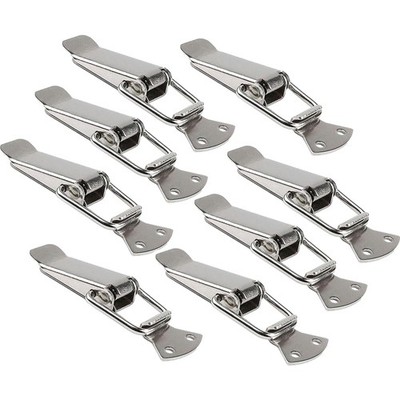 Edelstahl Schnappverschluss 8er Set - Elegante und praktische Lösung für Boxen