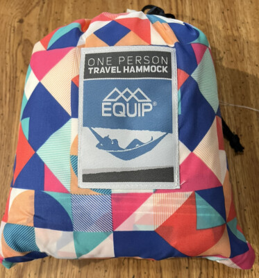 Equip One Person Travel 1.36 lb Hammock 400 lb Boom Shock a Lager Kit