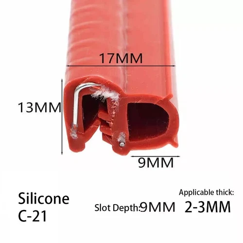 EPDM Rubber U-Shape Edge Trim Sealing Strip Car Door Guard Seal Edging Protector - Picture 34 of 64