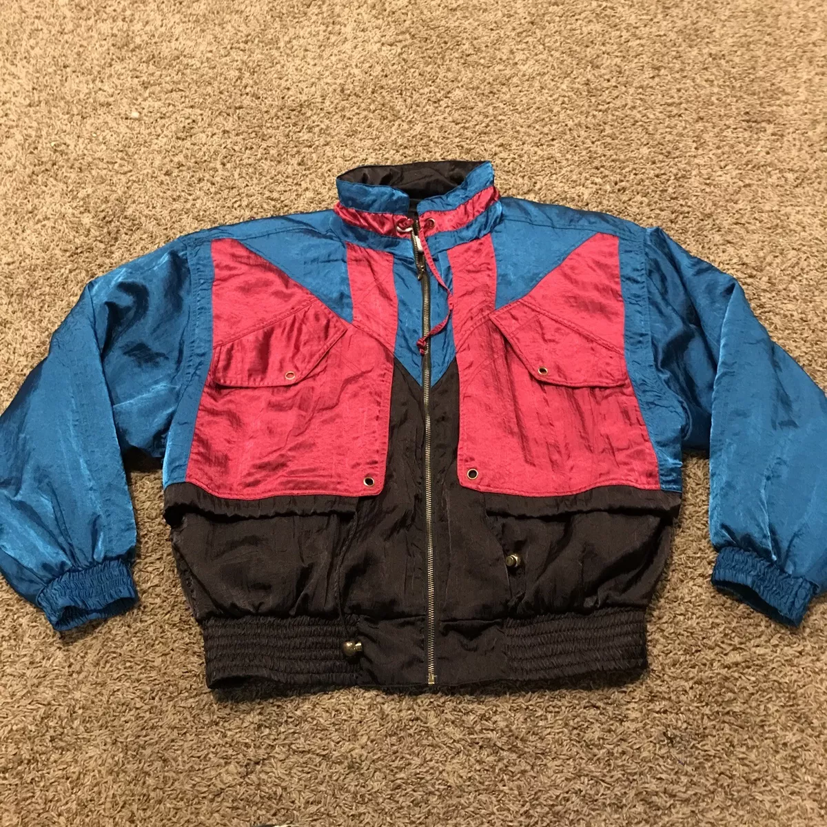 Colorful deals jacket 80s