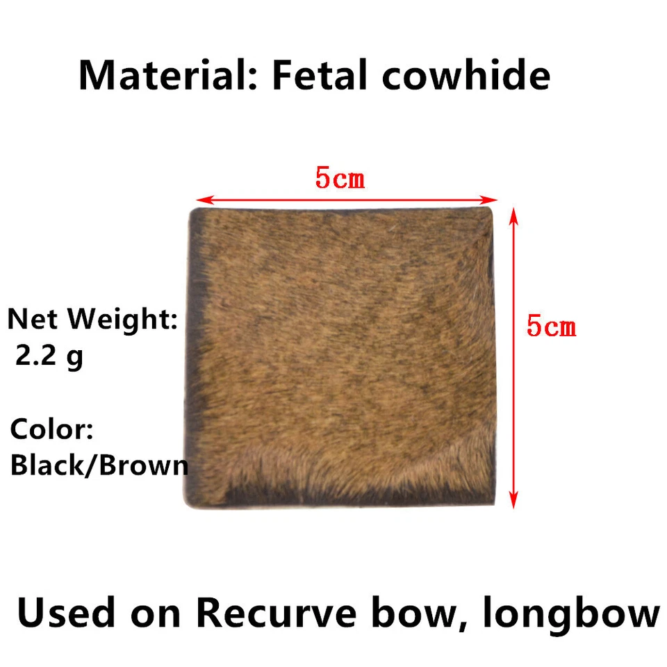 Arrow Rests Fur Self-Adhesive Archery Stick Traditional Recurve Longbow Practice - Image 2 of 4