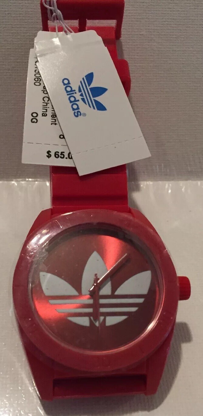 adidas santiago watch black and gold