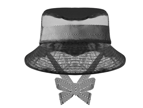 Kangol black Transparent Bucket L Large 