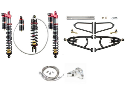 Alba Adjustable A-Arms Elka Legacy Front Rear Shocks Suspension Kit YFZ ...
