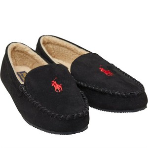 polo moccasin slippers