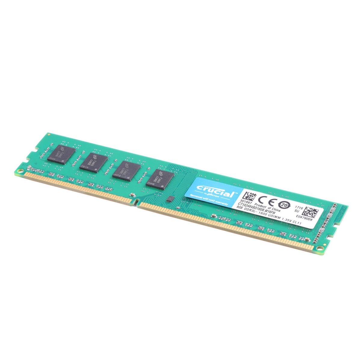 Crucial 16GB (2x 8GB) Kit DDR3L 1600MHz PC3-12800 UDIMM Desktop