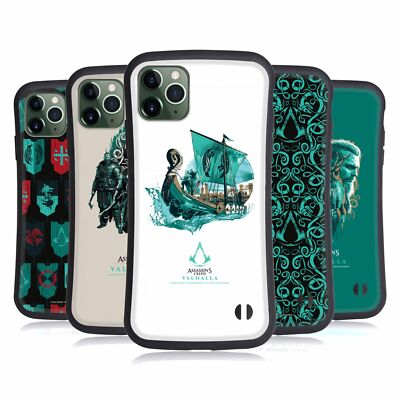 ASSASSIN'S CREED VALHALLA COMPOSITIONS PATTERNS HYBRID CASE APPLE iPHONES PHONES