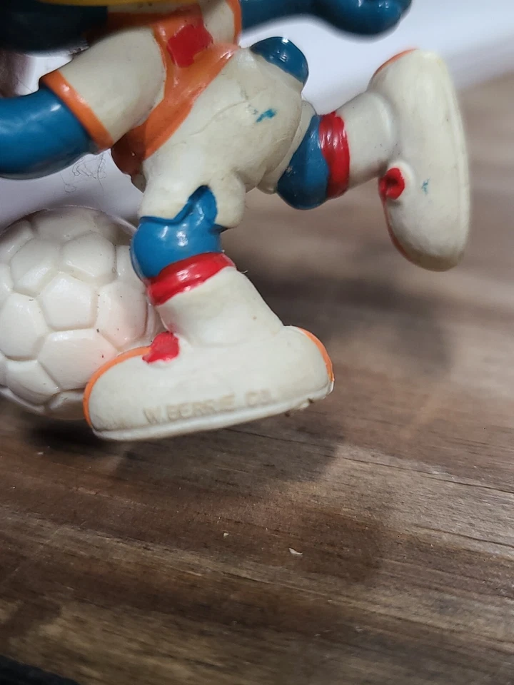 Pitufos 20163 Pitufina Fútbol Pitufo Figura De Colección Juguete PVC Estatuilla Foto 4 de 4