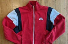 Nike Air Zip Up Red Track Jacket