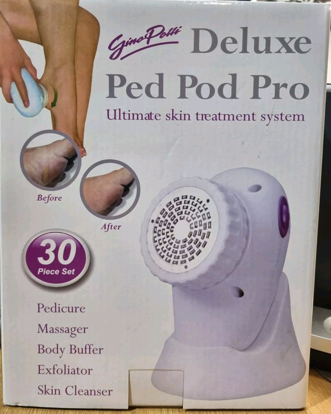 30 Stück Pediküre Maniküre Spa Massagegerät Ped Pod Ei Fußpflege harte trockene Haut Entferner
