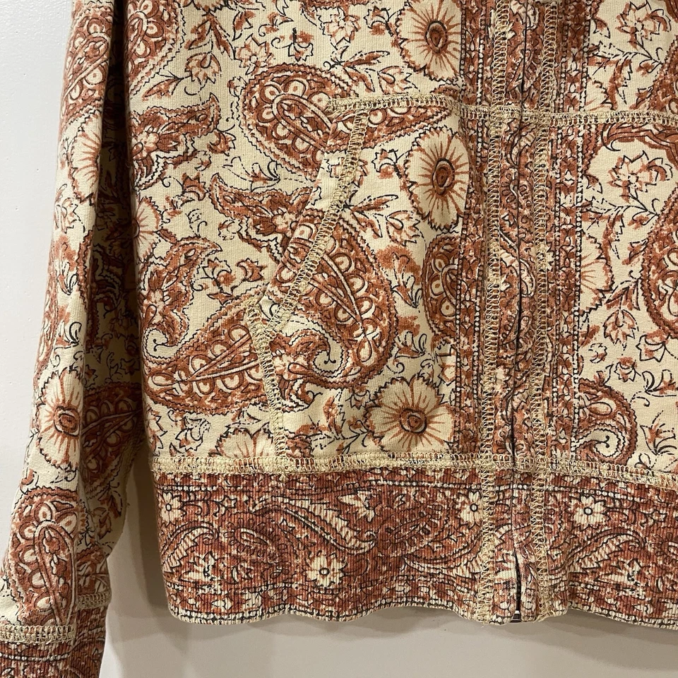 Sudadera con capucha vintage Lucky Brand de algodón cachemir cremallera completa para mujer talla M limpia Foto 3 de 4