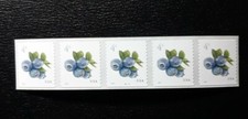 US Scott #5653, 2022 4c, Blueberries 3K/10K Coil strip/5 Plate#, READ DESCRIPTIO