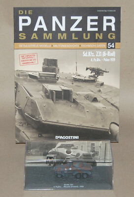 De Agostini Panzersammlung 1:72 mit Heft - 54 - Panzerspähwagen Sd.Kfz. 231