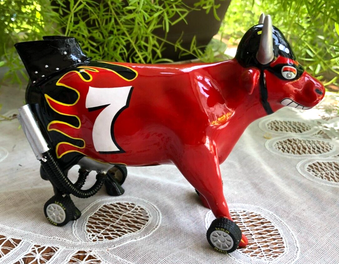 WESTLAND - COW PARADE - NASCOW STOCKYARD RACE COW | eBay