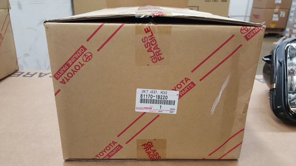 Faro de vidrio estilo euro Toyota Supra 1993-1998 lado del conductor (faro de vidrio) Foto 2 de 3