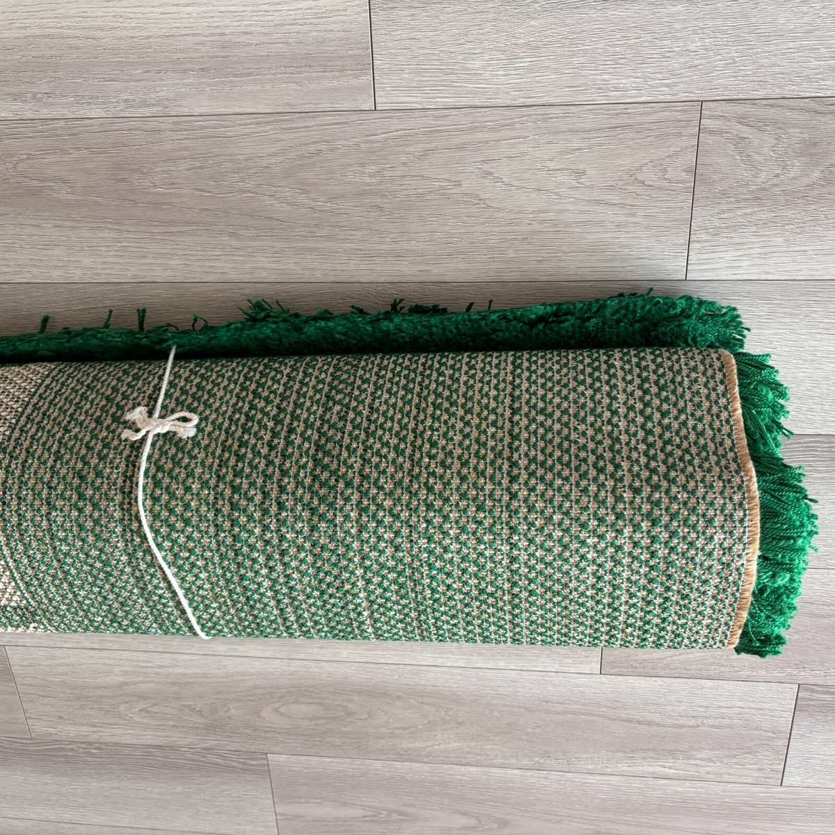 IKEA x VIRGIL ABLOH MARKERAD Wet Grass Rug GREEN×WHITE 133cm x