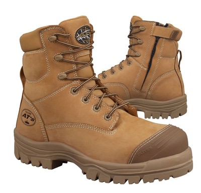 Oliver AT's 45632z Work Boots Zip Lace Up MetalFree Safety