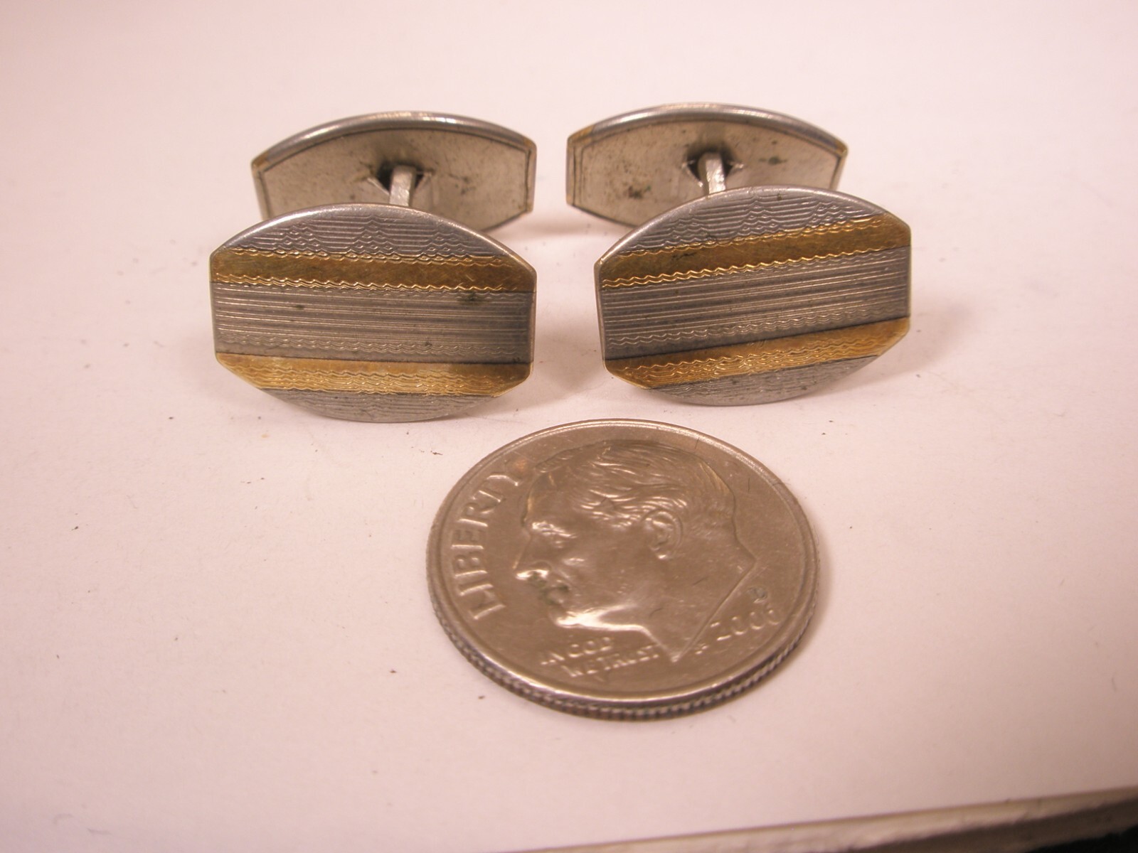 Two Tone Double Sided Quality Hinged Vintage Edwa… - image 2