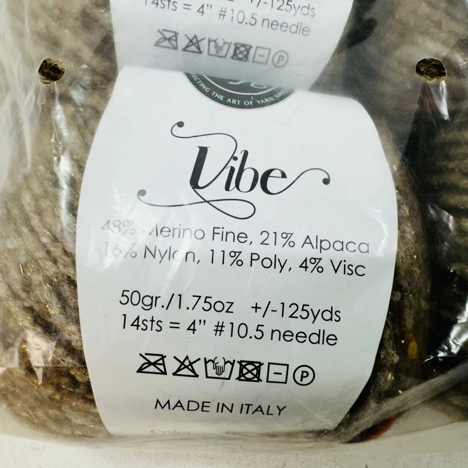 10 Bolas - Trendsetter Tyg Vibe Hilo 50gr / 1.75oz 125yds Color 37794, Taupe Foto 4 de 4