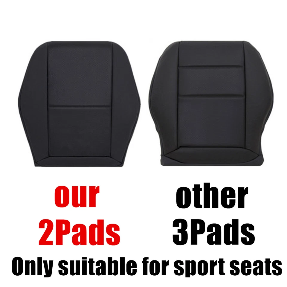 Cubierta de asiento inferior del conductor negra para Mercedes Benz GLK 250 350 2008-2015 Foto 3 de 4