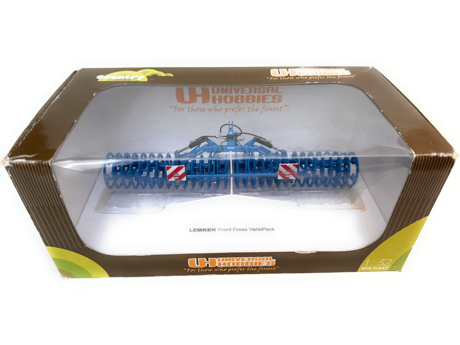 UNIVERSAL HOBBIES COLLECTION LEMKEN FRONT PRESS VARIOPACK - SCALA 1-32 UH 2777