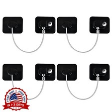 Cerradura Para Refrigerador, Paquete De 4 Cerraduras Para Refrigerador Con 4 ...