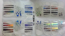 Color Gel  Nail Polish Strips . Holo Fun. .  Read Description Below