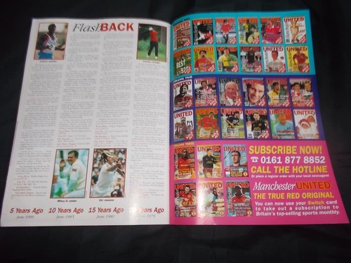 Manchester United Magazine June 1995 Vol 3 No 6 Andy Cole Paul Ince Pallister - Picture 5 of 6