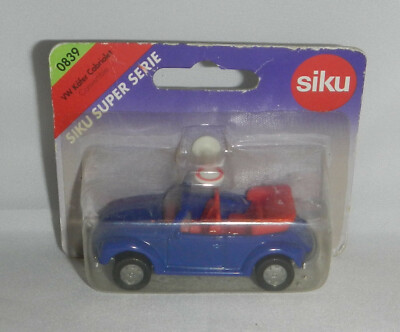 Siku Super Serie Volkswagen VW Beetle Bug Cabriolet Diecast Convertible 0839