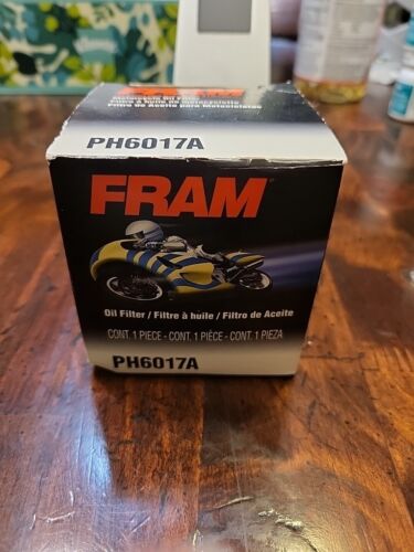 Fram PH6017A Oil Filter for Motorcycles, ATVs, and UTVs | Premium Protection  - Picture 1 of 7