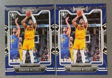 2 Lot 2021-22 Panini Chronicles Playbook Basketball #292 Donovan Mitchell Blue