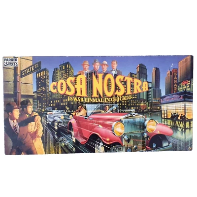 Cosa Nostra Parker Brettspiel Material Top Zustand 1987 - Bild 1 von 4