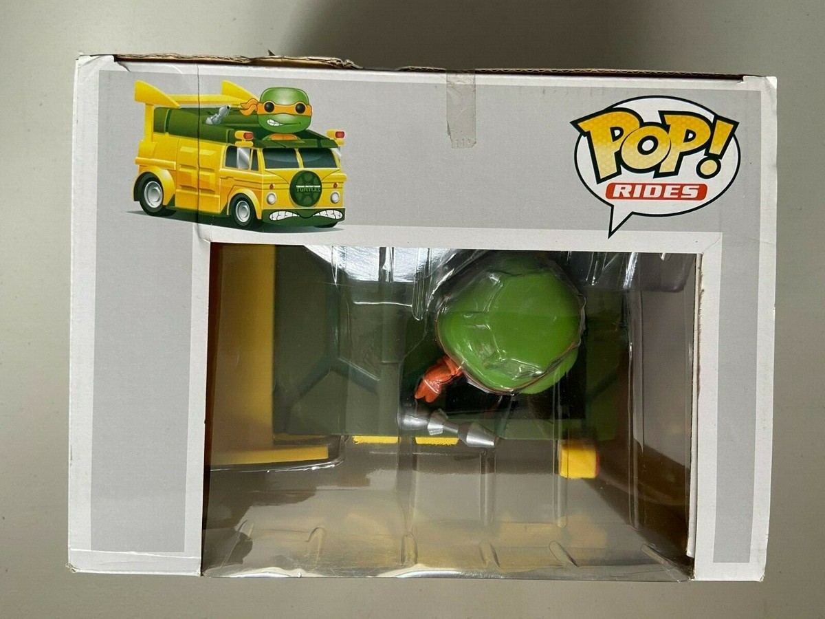 Funko Pop TMNT Teenage Mutant Ninja Turtle Van with Michelangelo