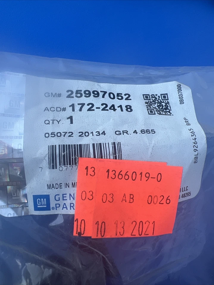 Kit de buje guía pinza freno disco piezas originales GM 172-2418 Foto 3 de 3