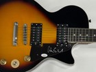 PETER GABRIEL SIGNED SUNBURST DLP ELECTRIC GUITAR GENESIS VERY RARE JSA COA — photo 2