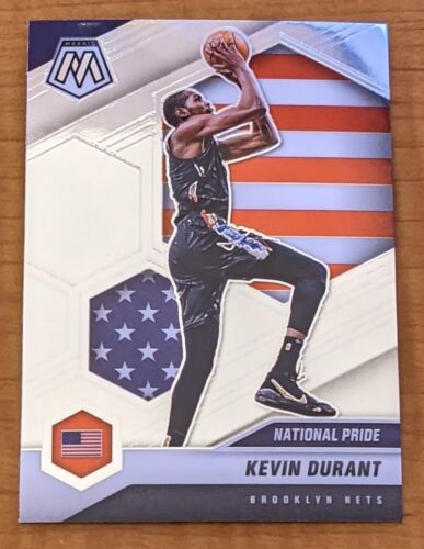 Kevin Durant 2020-21 Panini Mosaic #248 National Pride USA Brooklyn Nets - Picture 1 of 2