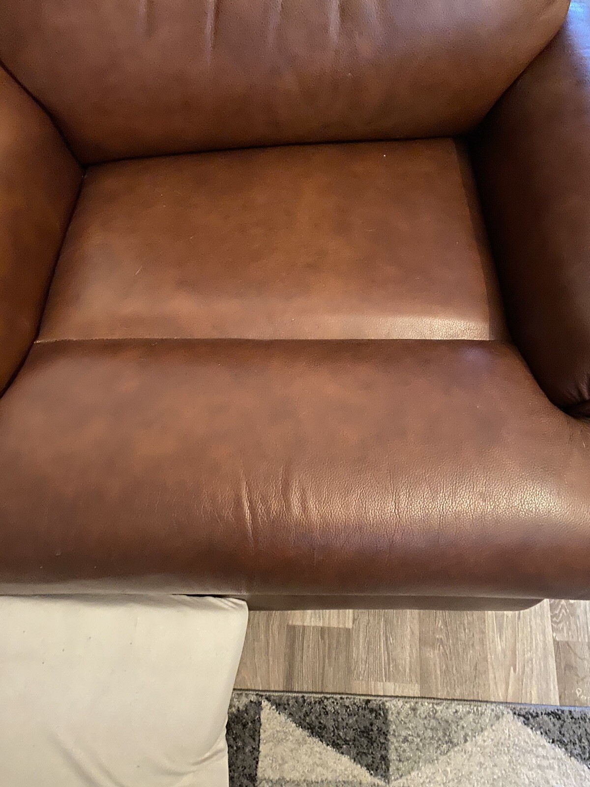 brown leather armchair eBay