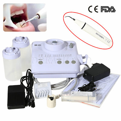 SKYSEA Dental Ultrasonic Piezo Scaler Handpiece With 5 Tips – Fits Cavitron EMS Woodpecker, CE/FDA-1370621